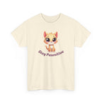 Stay Pawsitive Tee — Cute Kitten Graphic T-Shirt