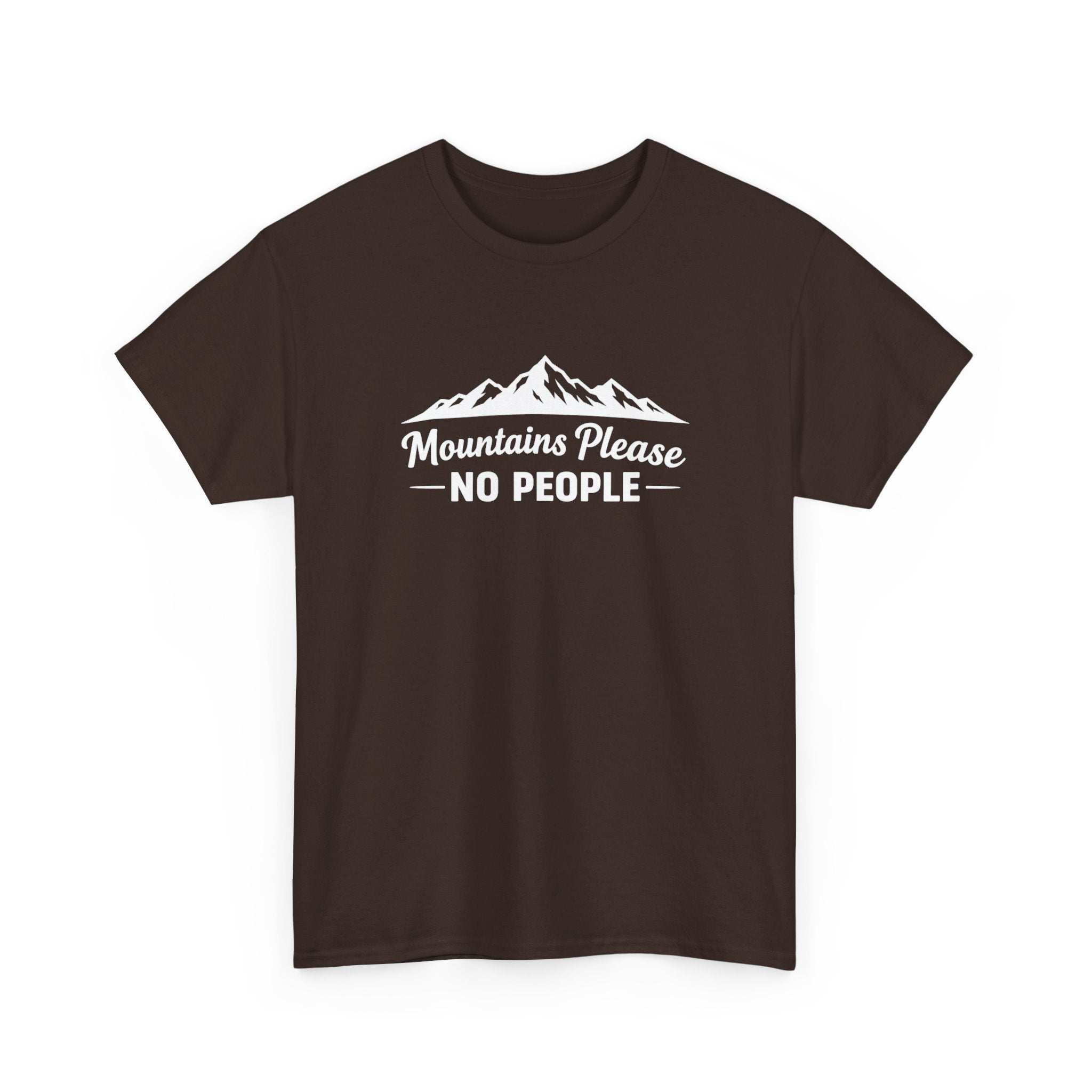 Mountains Please No People Tee