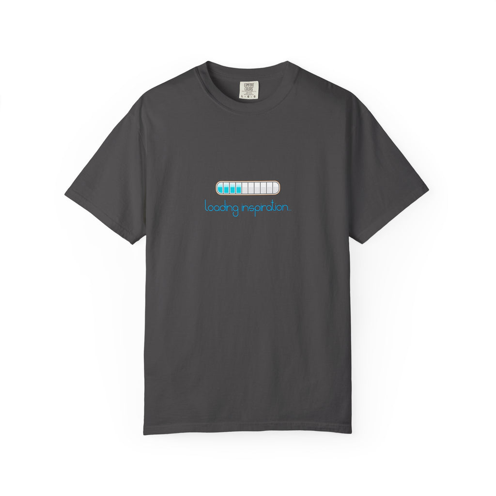 T‑Shirt — "Loading Inspiration" Minimal Progress Bar Graphic Tee