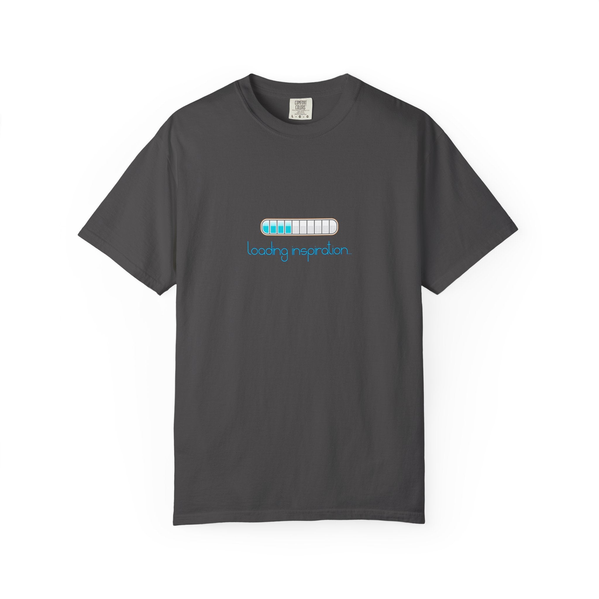 T‑Shirt — "Loading Inspiration" Minimal Progress Bar Graphic Tee