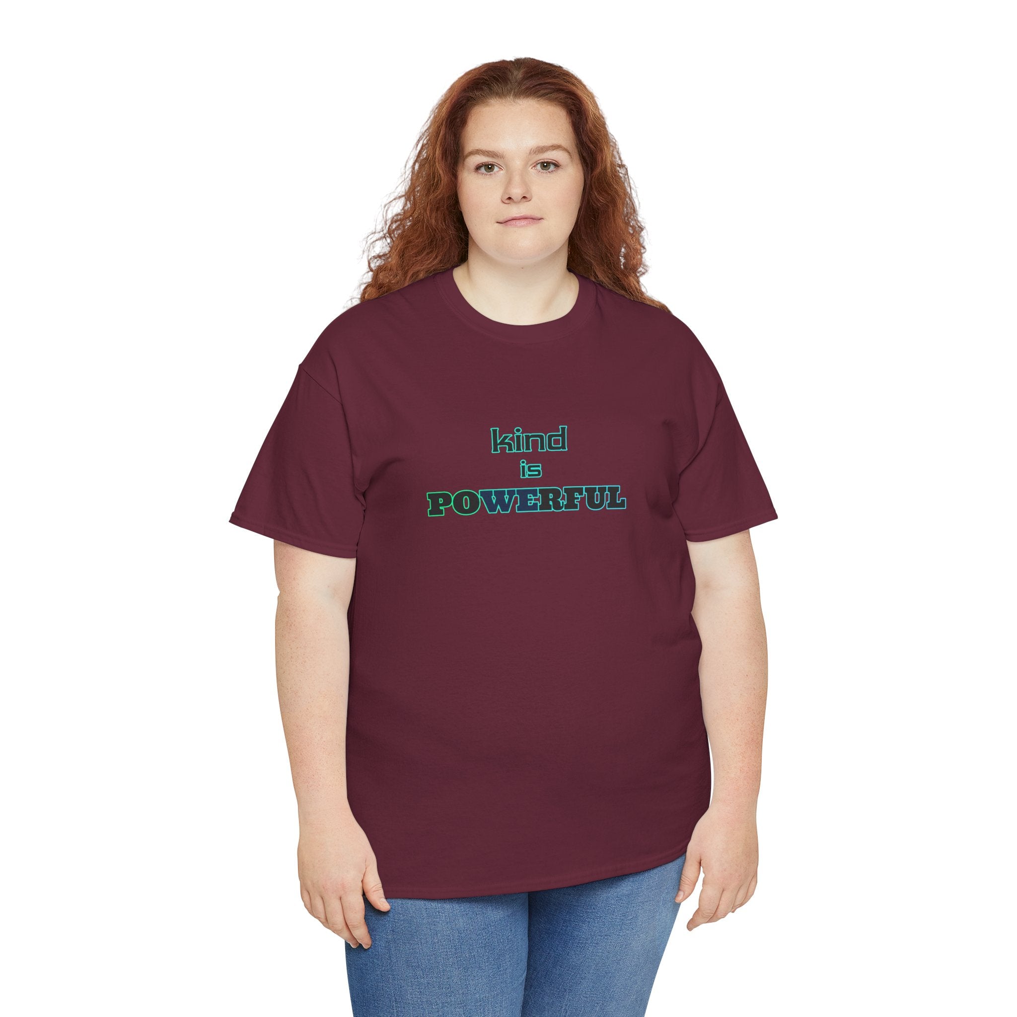 Kind Is Powerful T-Shirt — Inspirational Minimalist Tee