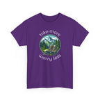 Hike More Worry Less T-Shirt — Nature Hiking Graphic Tee