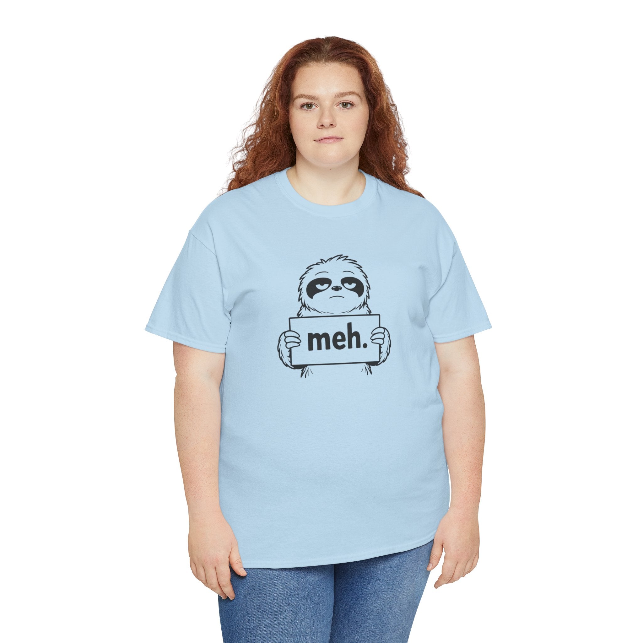 Sloth "meh." Graphic Tee - Cute Casual Funny T-Shirt