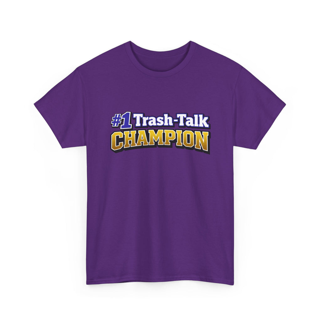 #1 Trash-Talk Champion Funny Sports Fan T-Shirt