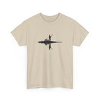 Guitarist Silhouette T-Shirt — Water Reflection Musician Tee