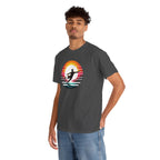 Football Soccer Silhouette Tee — Retro Sunset Soccer T-Shirt