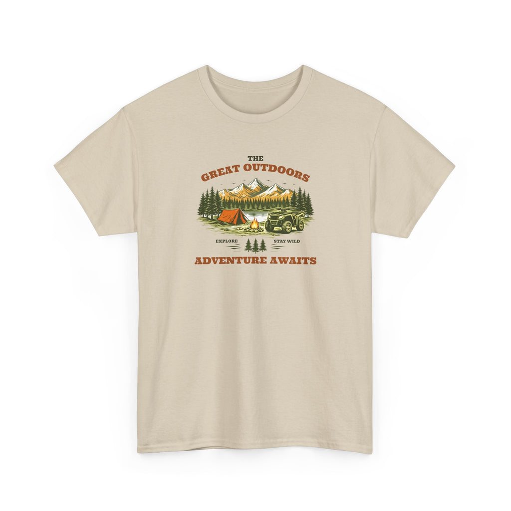Outdoor Adventure T-Shirt — "The Great Outdoors"  ATV Nature Camping Tee