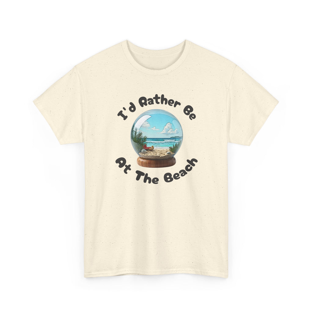 I'd Rather Be At The Beach T-Shirt — Beach Vibes Graphic Tee