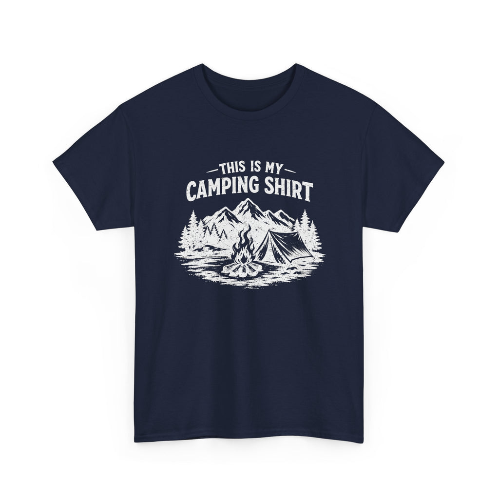 This Is My Camping Shirt - Graphic T‑Shirt for Campers & Outdoor Lovers