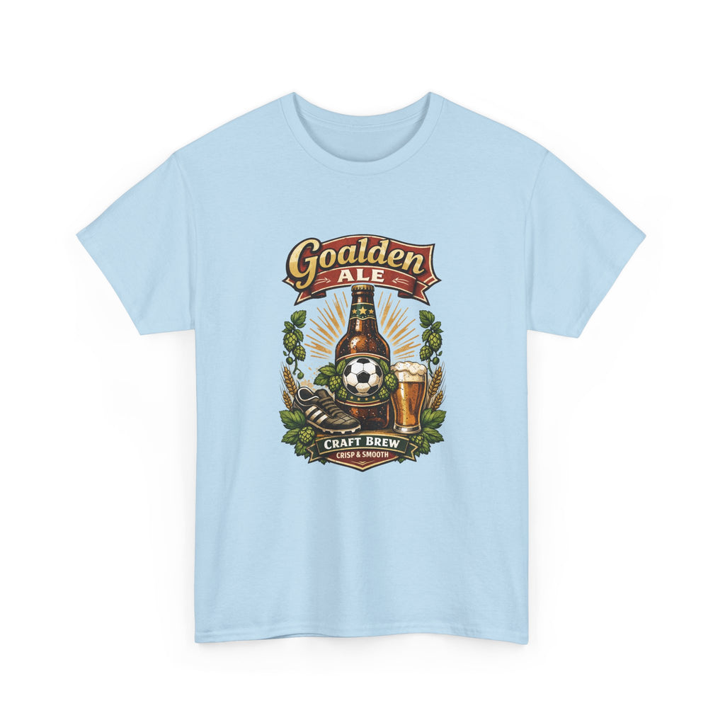 Goalden Ale Craft Beer And Soccer T-Shirt — Vintage Brewery Design