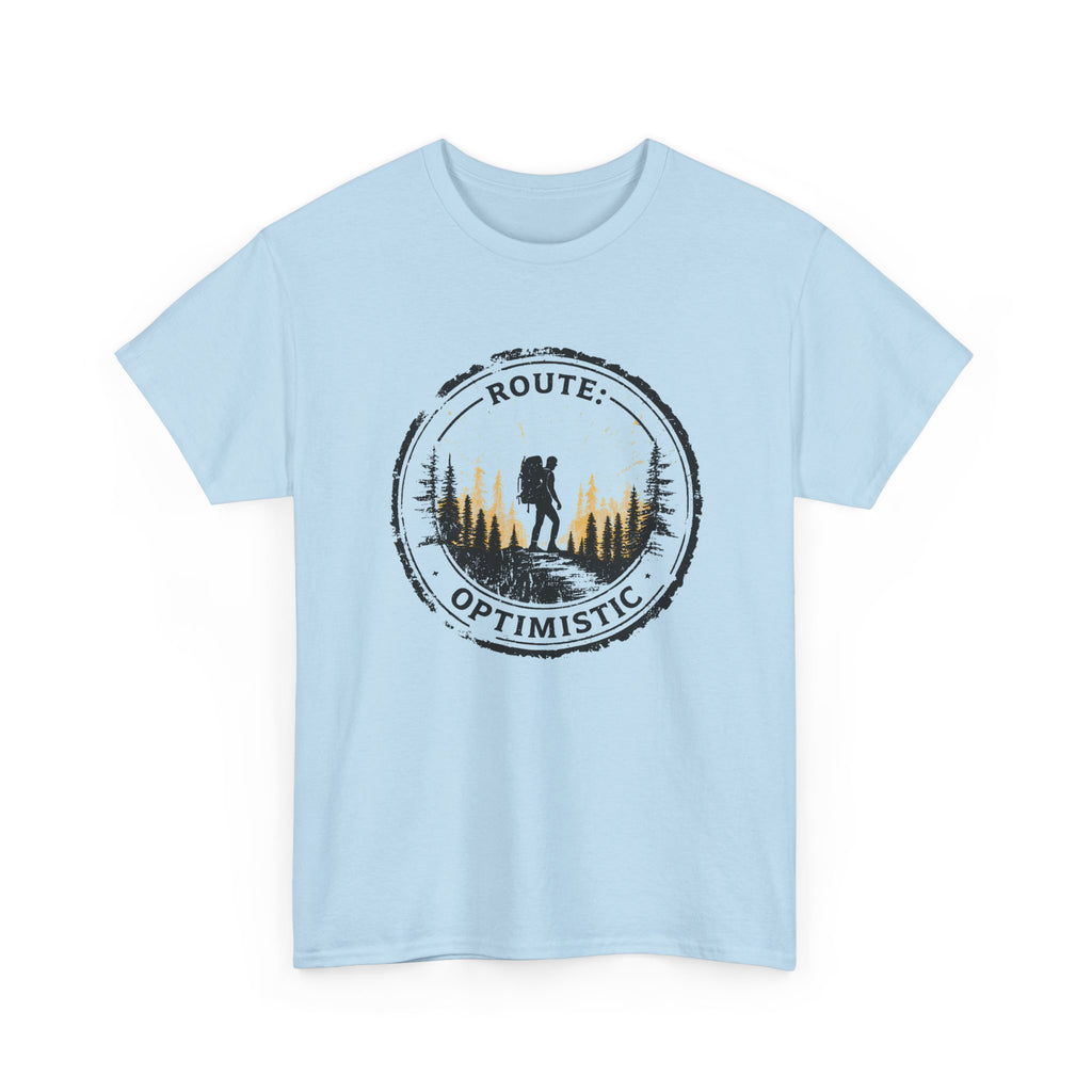 Route Optimistic Hiking Tee — Adventure Backpacking Shirt