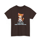 Kitten Soccer T‑Shirt - I Just Hope Both Teams Have Fun Funny Shirt For Soccer Fans