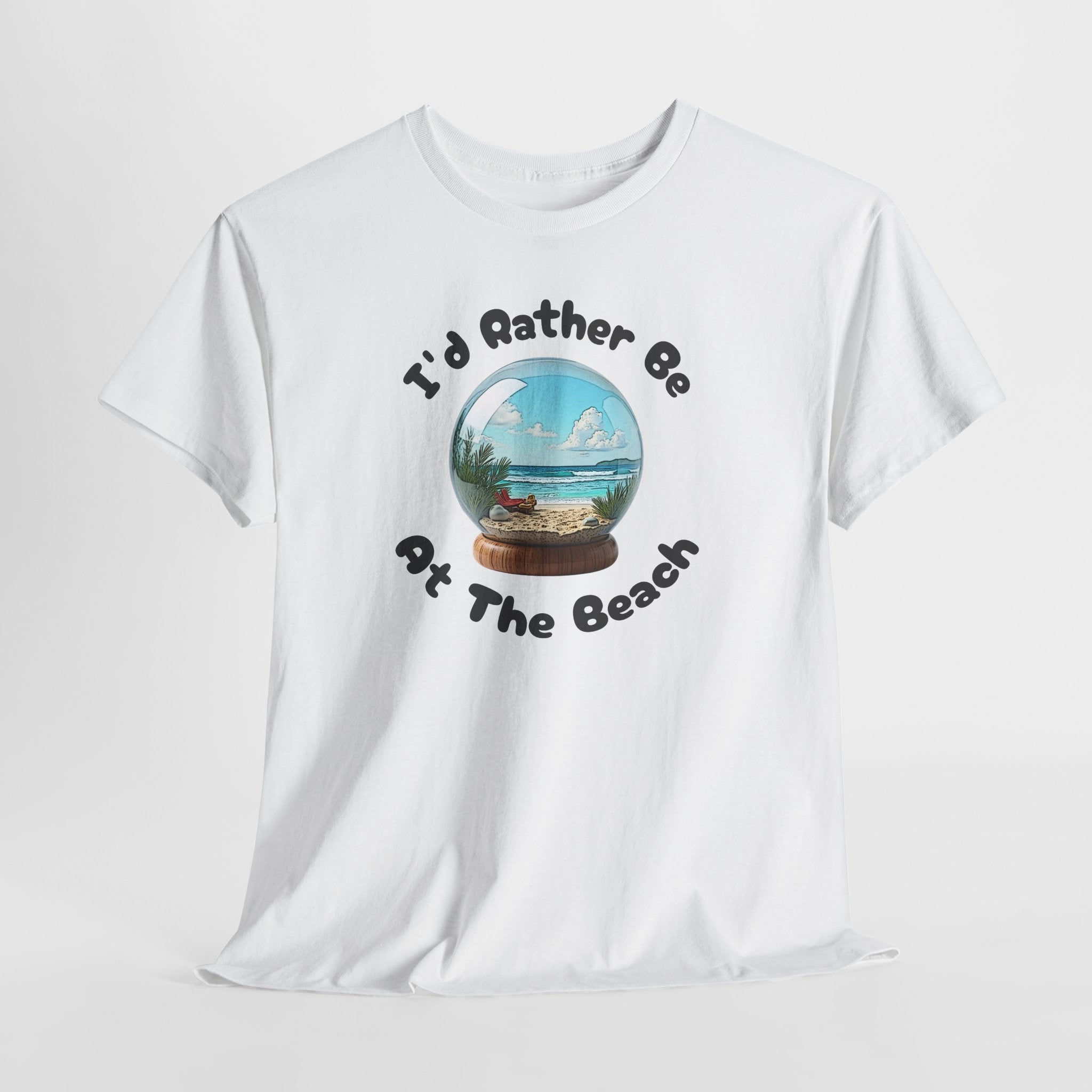 I'd Rather Be At The Beach T-Shirt — Beach Vibes Graphic Tee