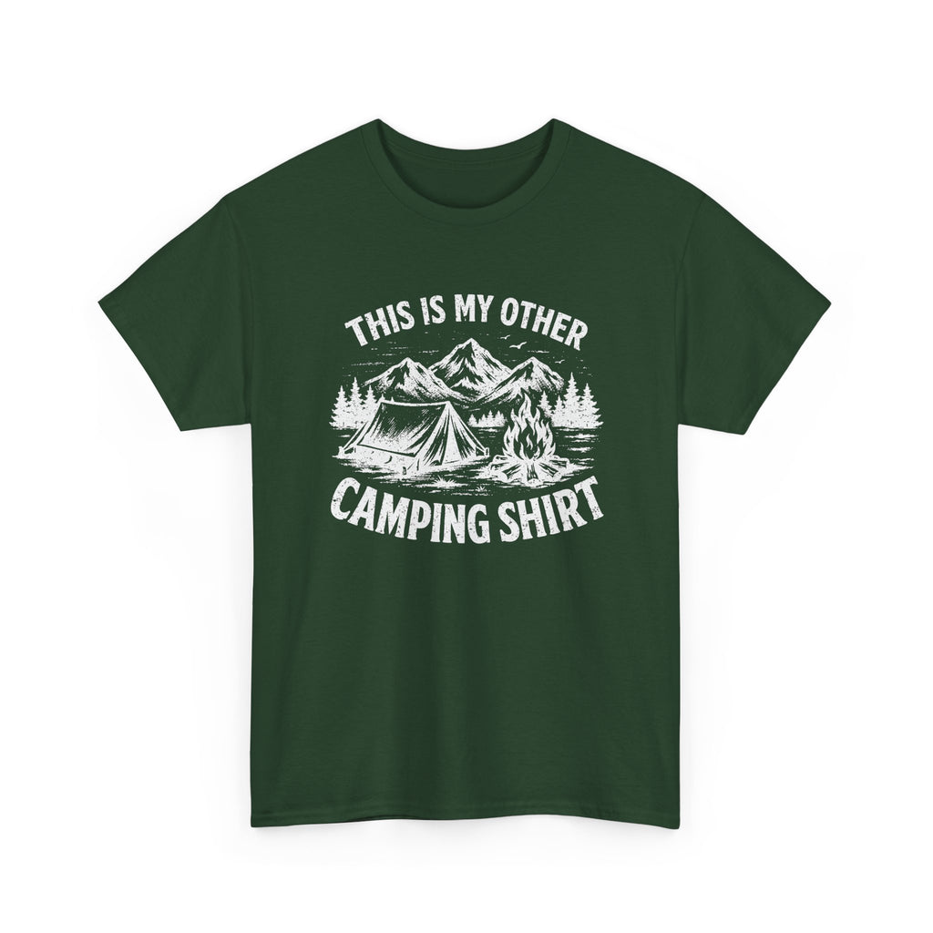 Camping Shirt T‑Shirt — "This Is My Other Camping Shirt" Outdoor Tee