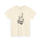 Steady Over Steep Mountain Goat T-Shirt — Motivational Hiking Logo Tee