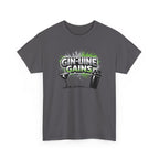 Gin-Uine Gains Tee – Funny Cocktail & Fitness Graphic T-Shirt