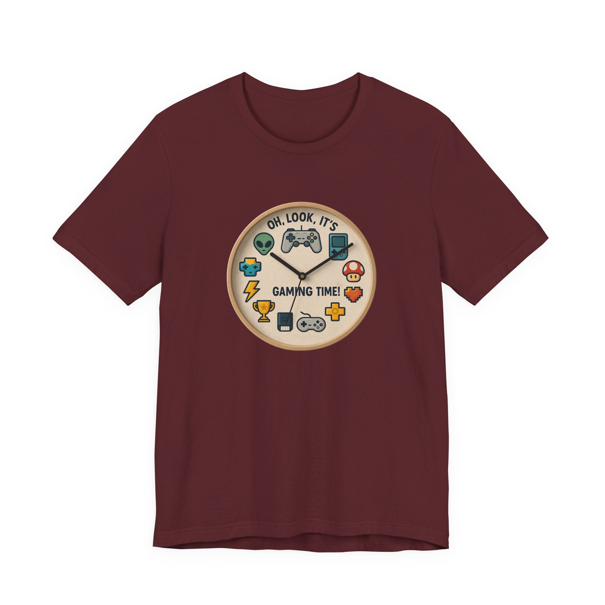 Gaming Time Graphic Tee — "Oh, Look, It's Gaming Time" Video Game Controller Shirt