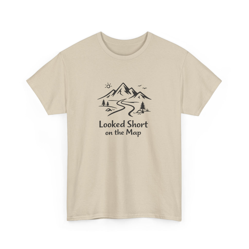 Looked Short on the Map Funny Mountain Hiking T-Shirt