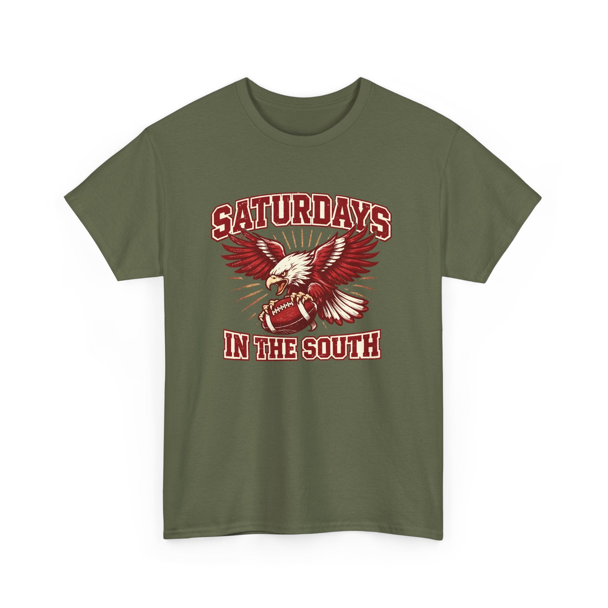 Saturdays in the South T-Shirt — Vintage Eagle College Football Tee