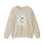 Snuggle Penguin Crewneck Sweatshirt — Cute Winter Cozy Pullover