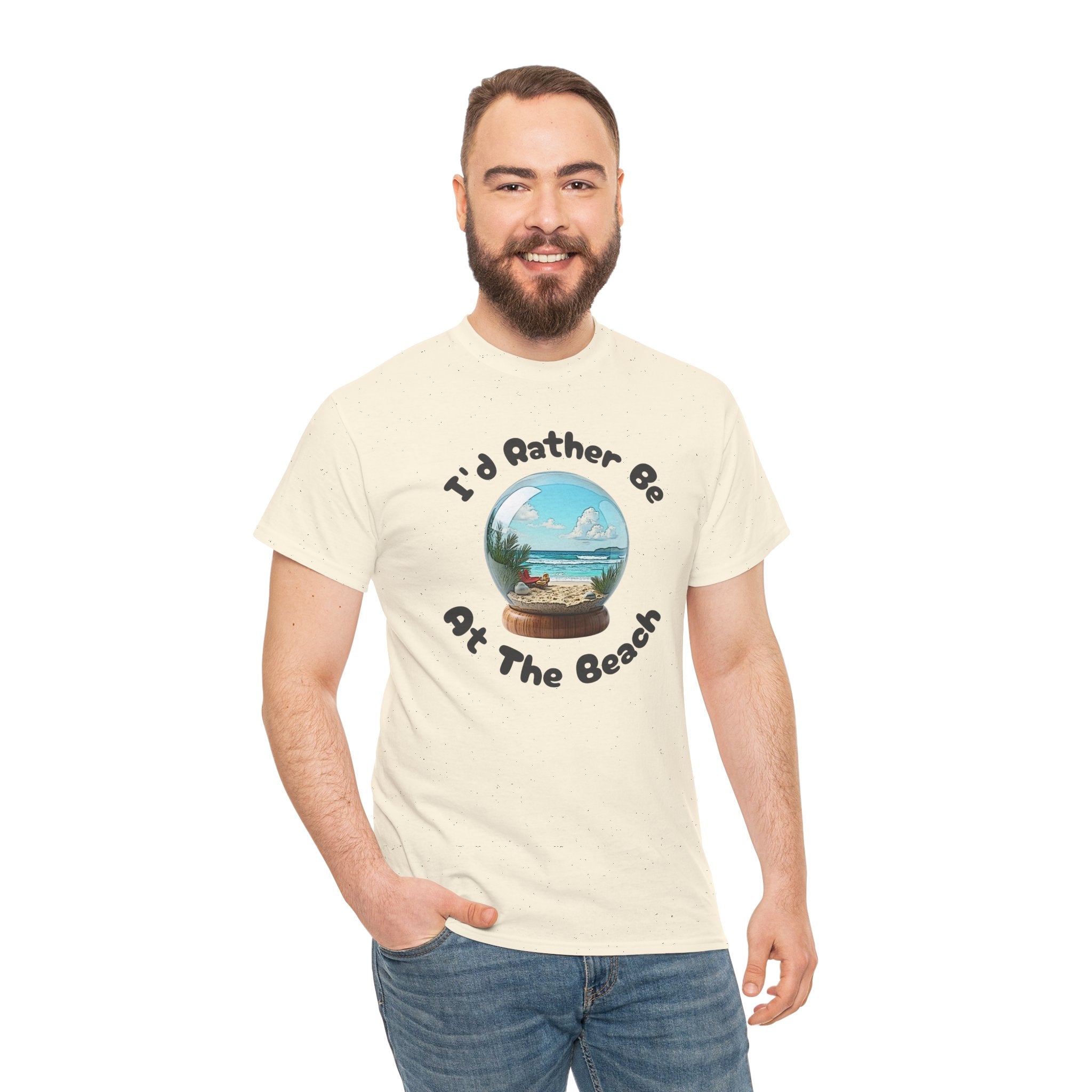 I'd Rather Be At The Beach T-Shirt — Beach Vibes Graphic Tee