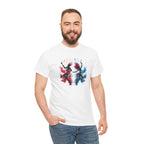 Music And Dance T-Shirt — Colorful Silhouette Graphic Tee