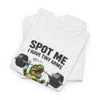 Spot Me I Have Tiny Arms T-Shirt — Funny T Rex Dino Gym Tee