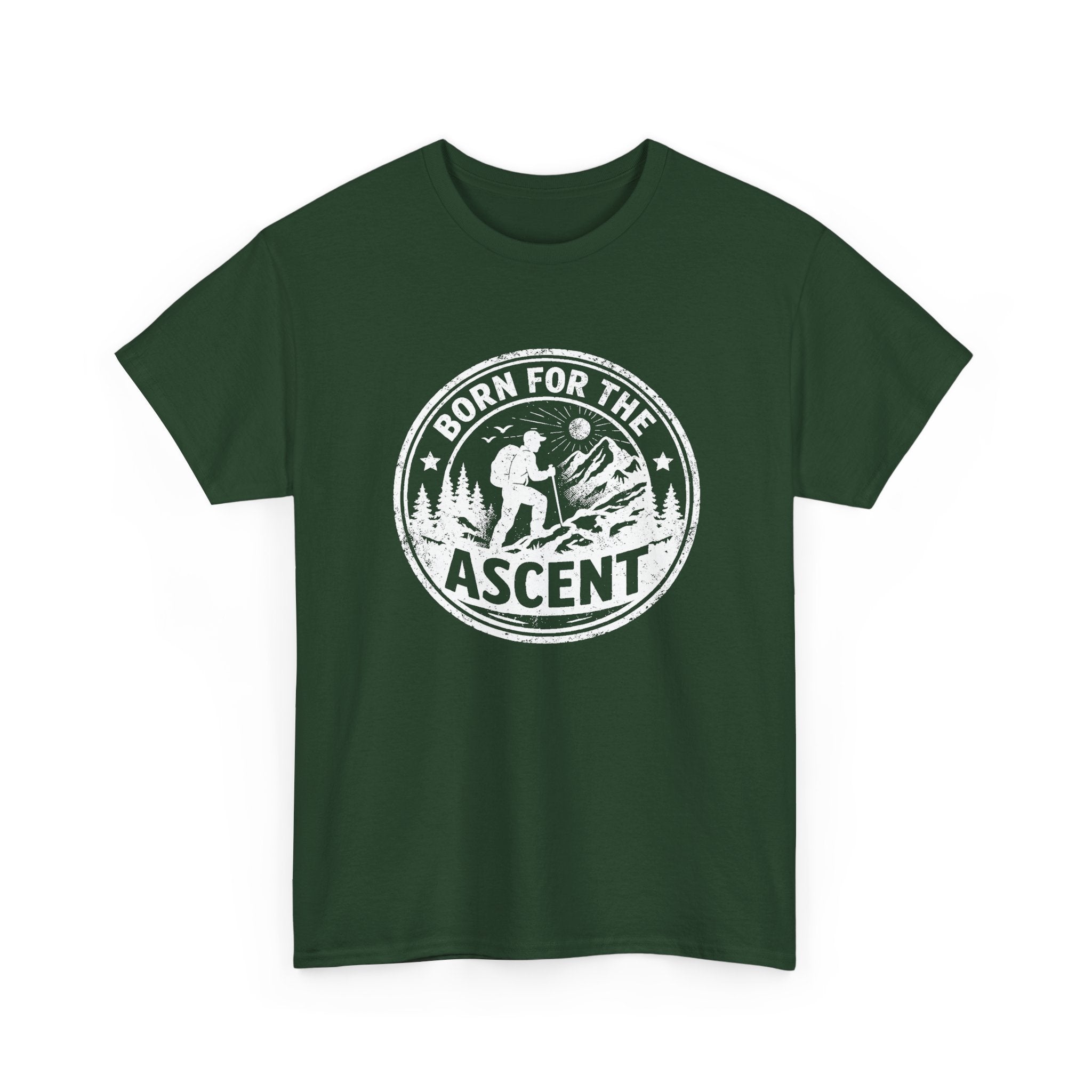 Born for the Ascent Hiking T-Shirt — Outdoor Mountain Climber Tee