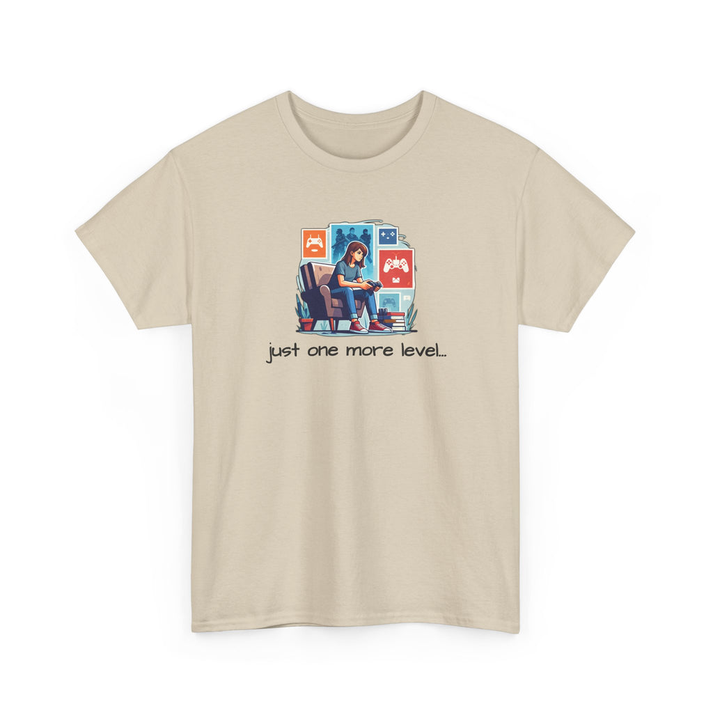 Girl Gamer Arcade T‑Shirt — "Just One More Level" Retro Video Game Tee