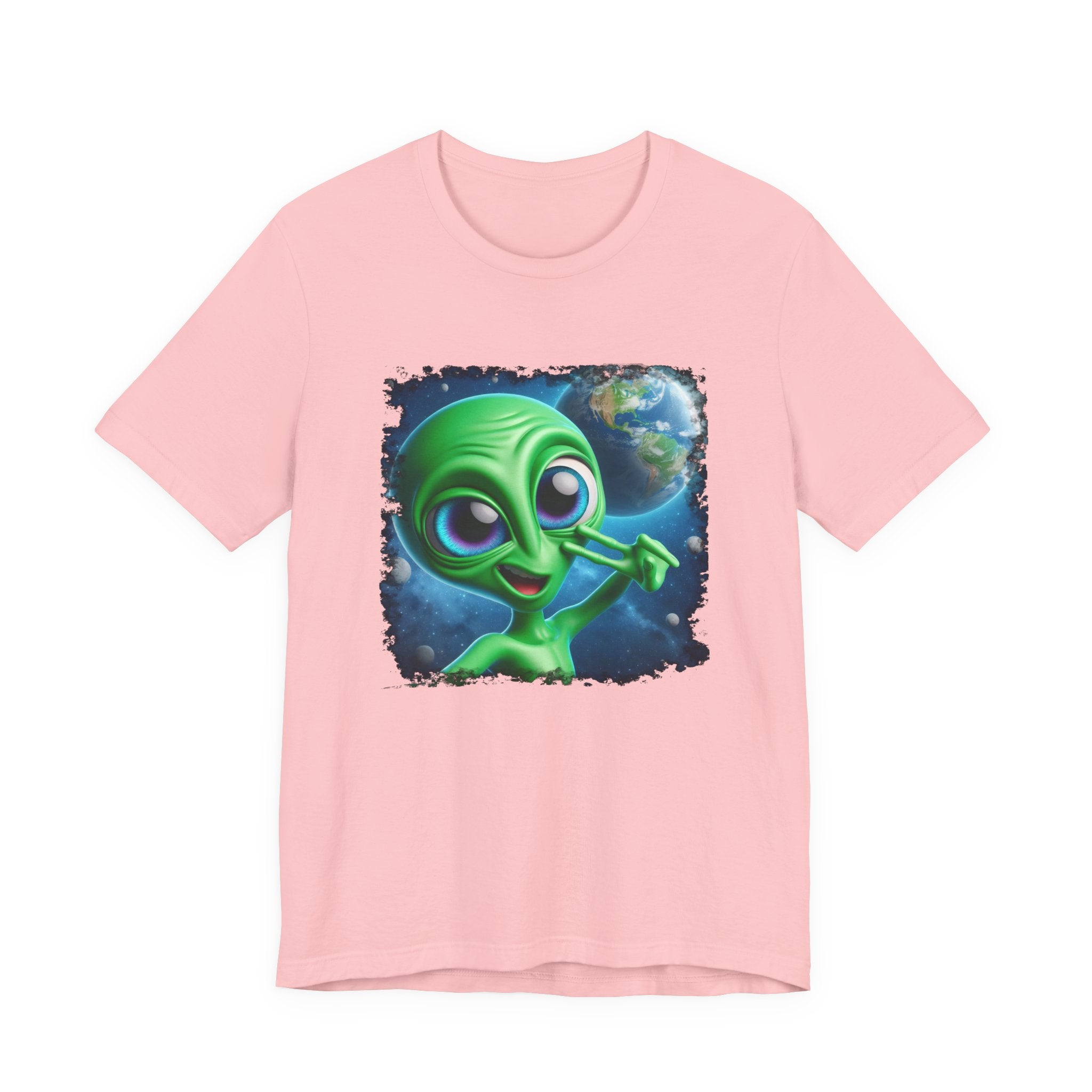 Unisex Jersey Alien Selfie Short Sleeve Tee