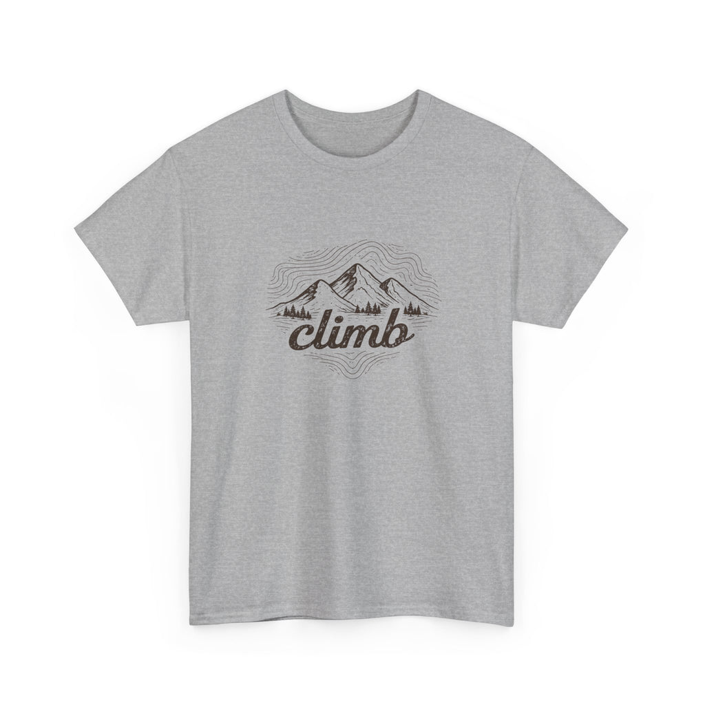 Climb Mountains Graphic Tee — Adventure Hiking T‑Shirt