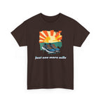 Running Tee — "Just One More Mile" Sunrise Graphic Shirt