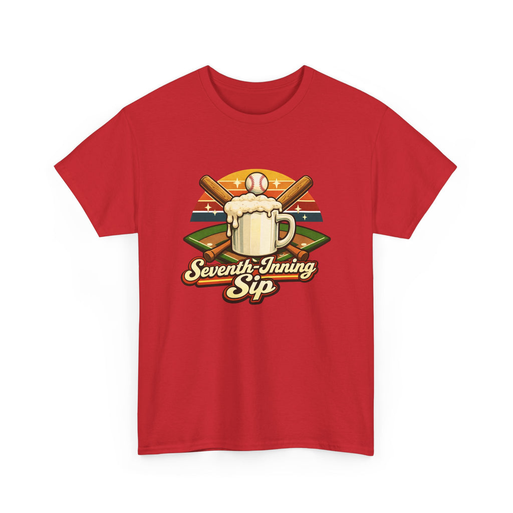 Seventh-Inning Sip Baseball Beer T-Shirt