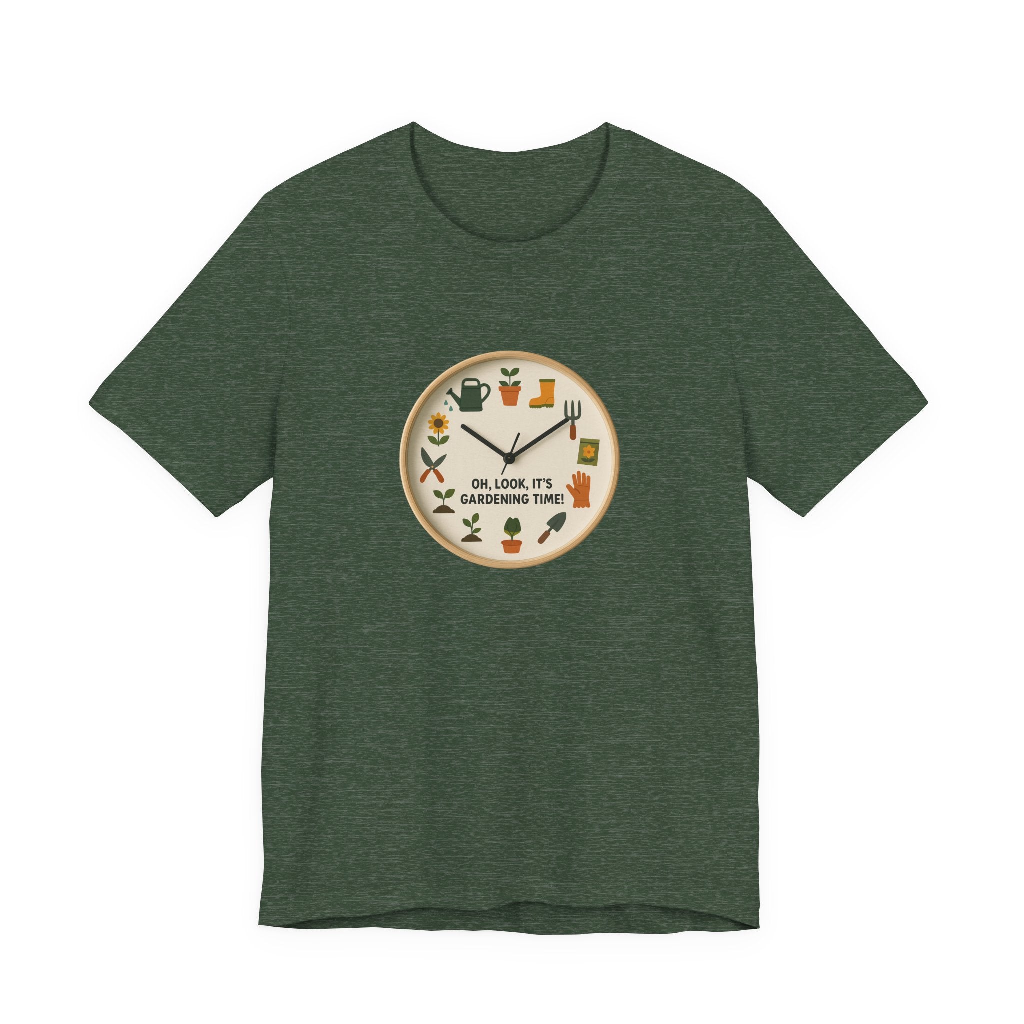 Gardening Tee — "Oh, Look, It's Gardening Time" Graphic Shirt