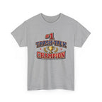 Trash Talk Champion T-Shirt — #1 Trophy Graphic Tee for Gamers & Sports Fans