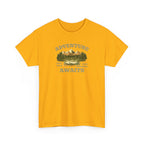 Adventure Awaits T-Shirt — Vintage Mountain Canoe Graphic Tee