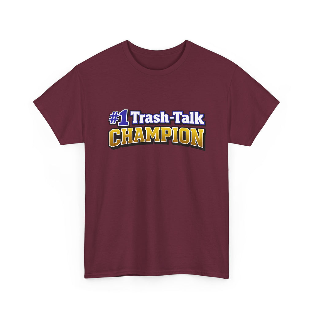 #1 Trash-Talk Champion Funny Sports Fan T-Shirt