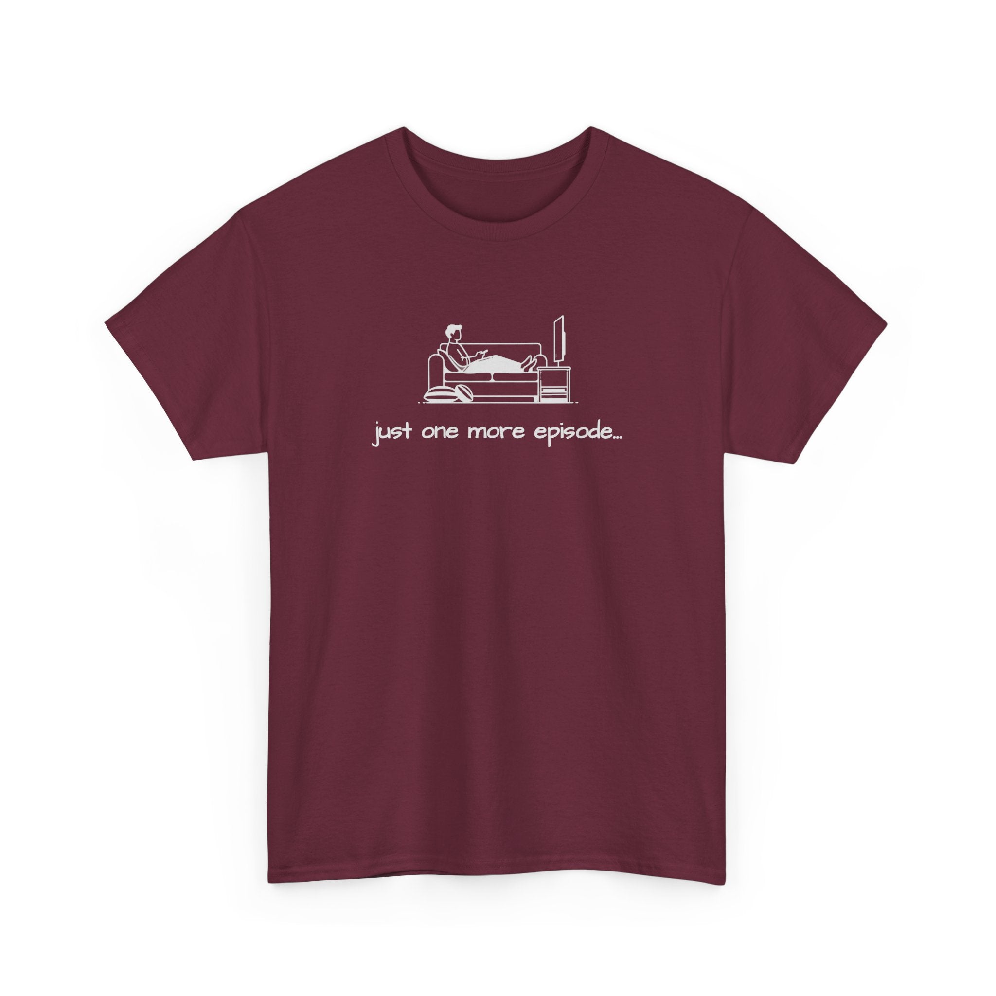 TV Binge Tee — "just one more episode" Guys Graphic T-Shirt