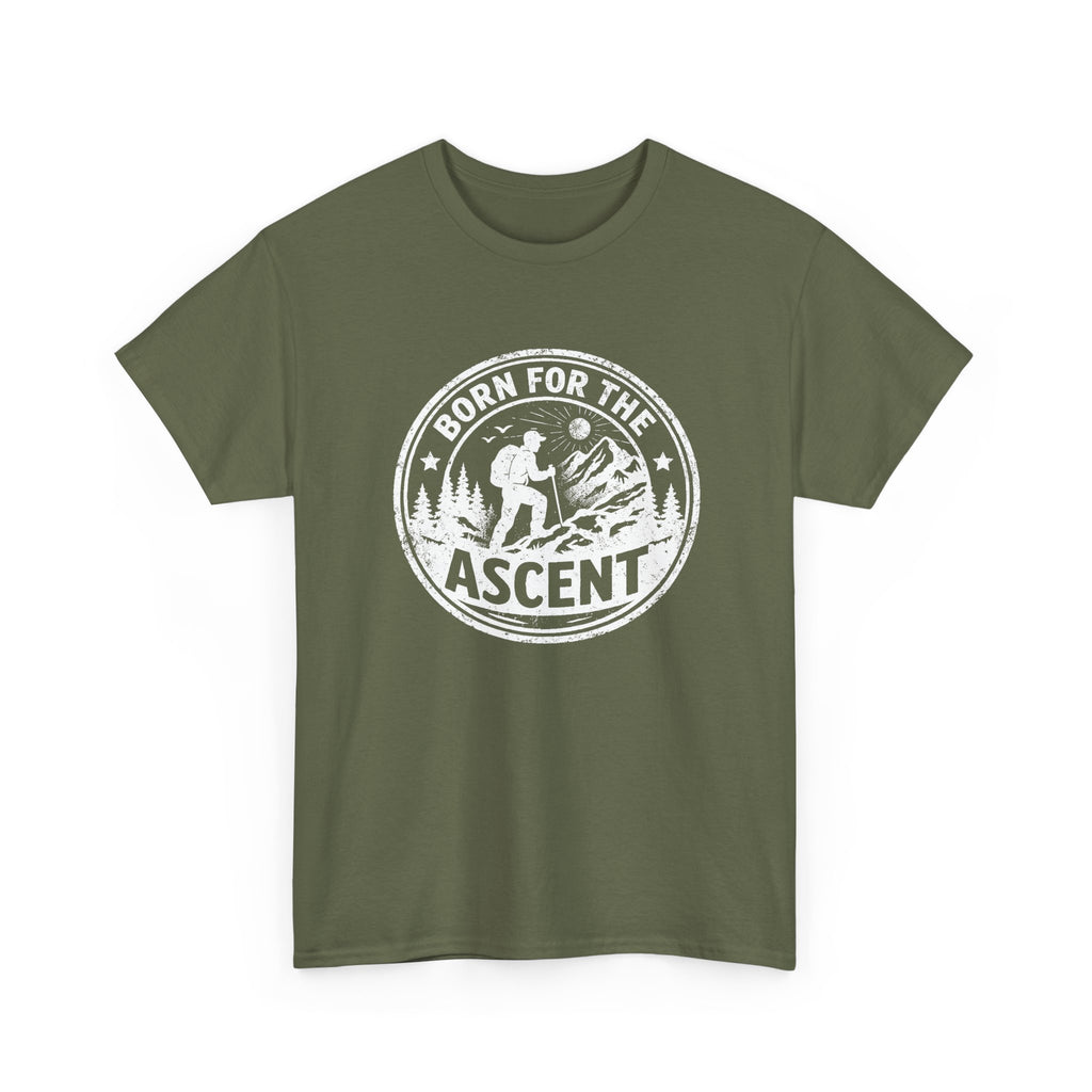 Born for the Ascent Hiking T-Shirt — Outdoor Mountain Climber Tee