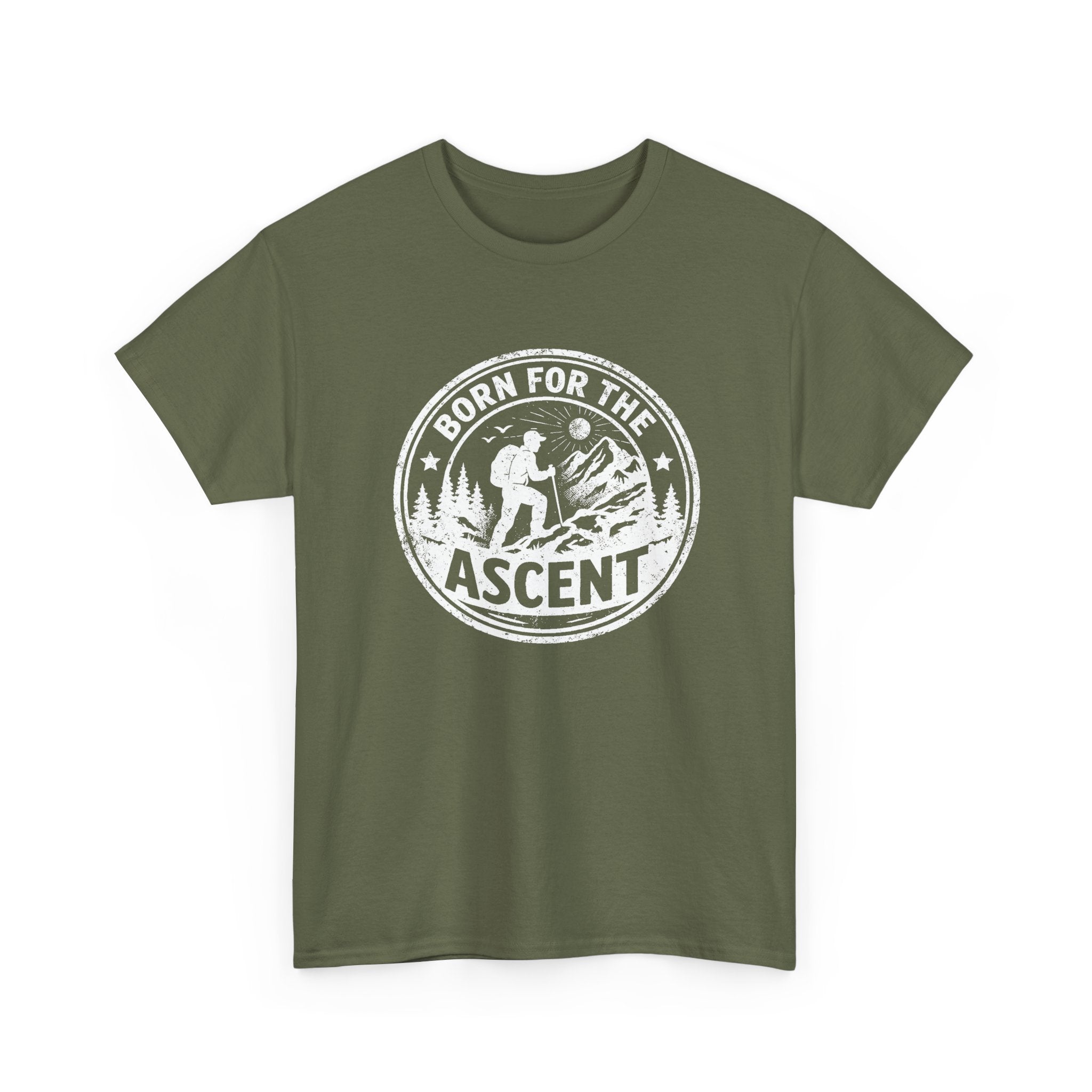 Born for the Ascent Hiking T-Shirt — Outdoor Mountain Climber Tee