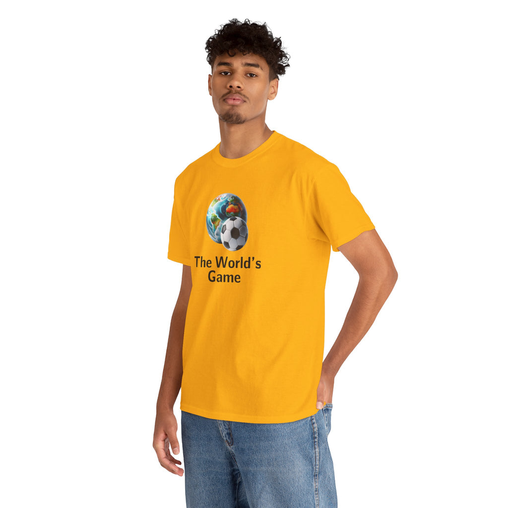 Football Soccer Globe T-Shirt — “The World’s Game” Casual Tee