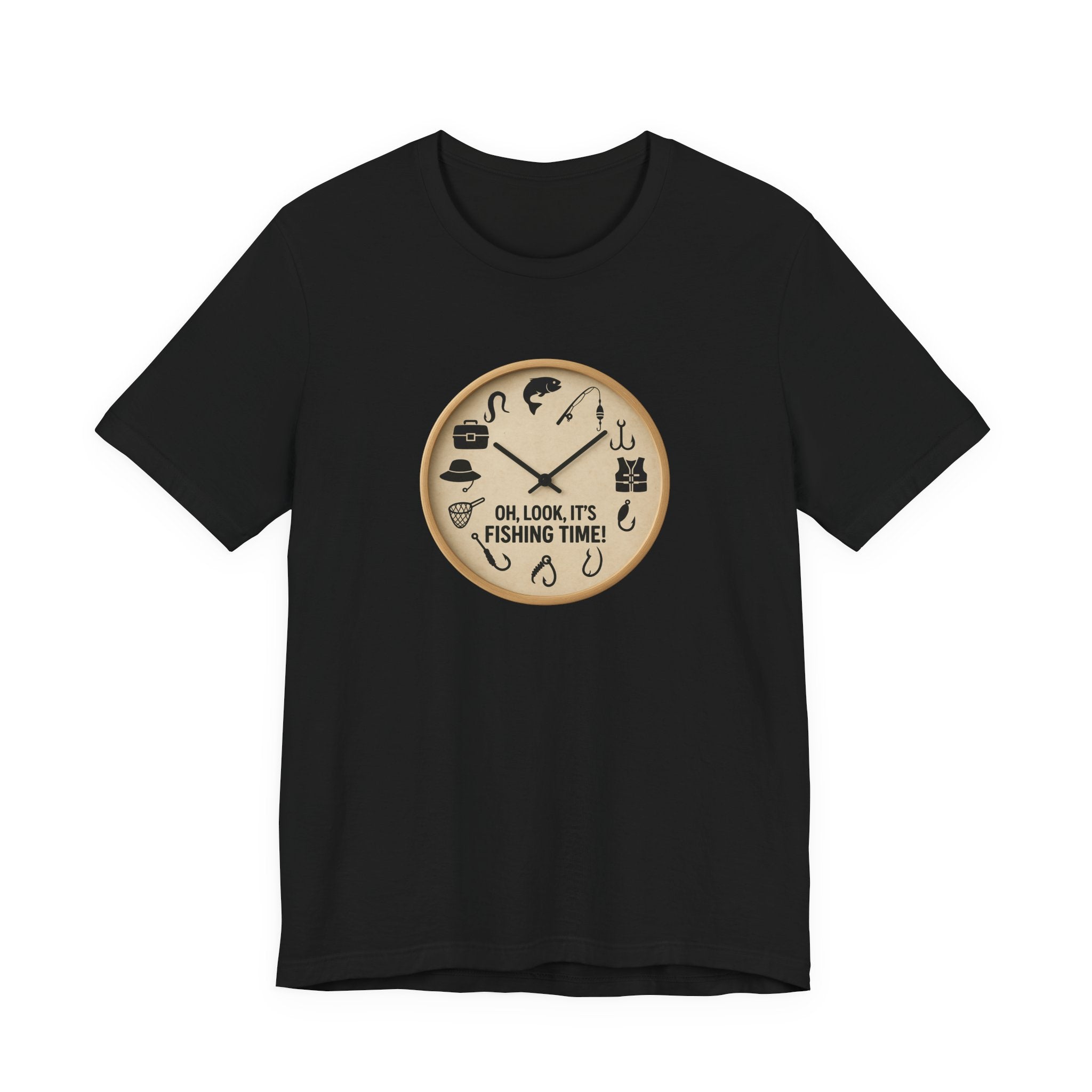 Fishing Time T-Shirt — "Oh, Look, It's Fishing Time" Graphic Tee