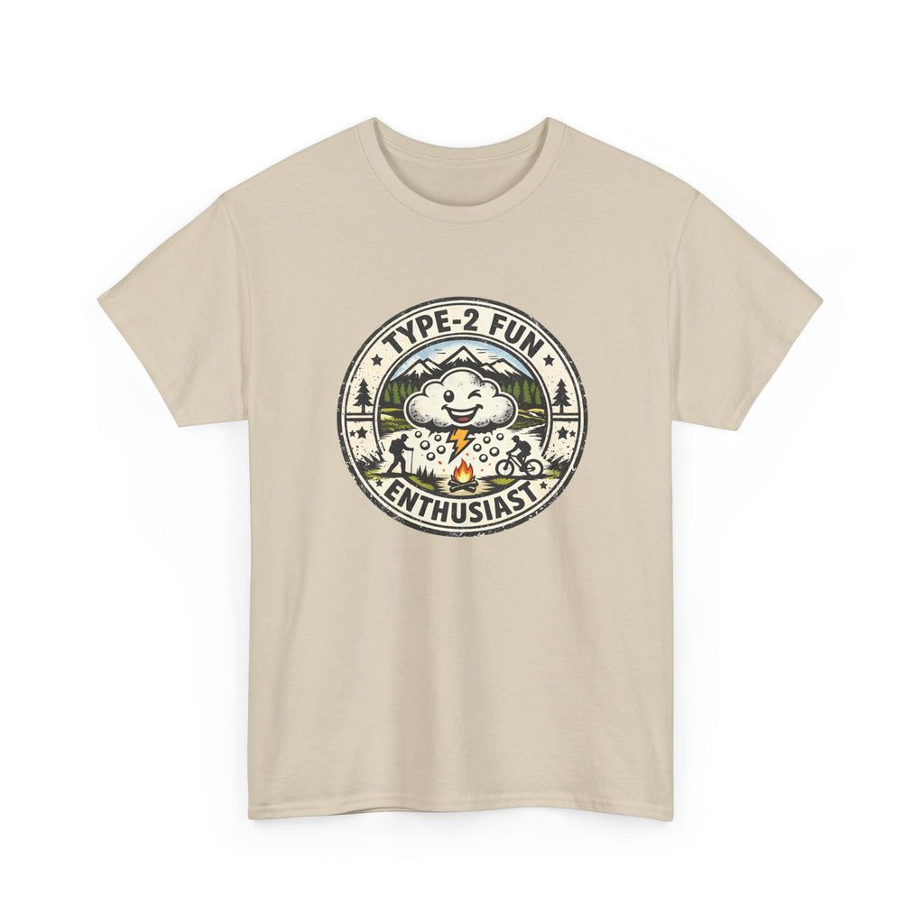 Type-2 Fun Enthusiasts T-Shirt — Funny Outdoor Hiking Camping Graphic Tee