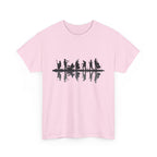 Music Band Silhouette Tee — Musicians Reflection T-Shirt