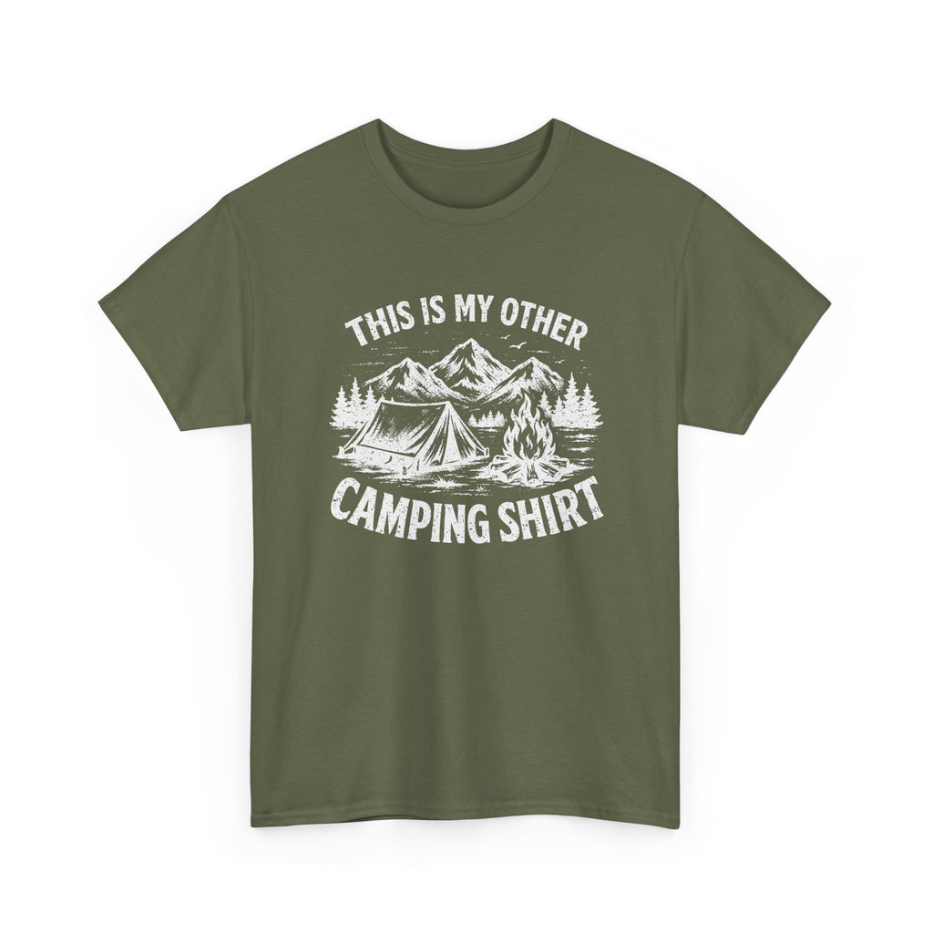 Camping Shirt T‑Shirt — "This Is My Other Camping Shirt" Outdoor Tee