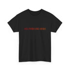 No Pain No Gain T-Shirt Minimal Red Orange Gym Motivational Workout Tee