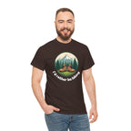 Hiking T-Shirt — 'I'd Rather Be Hiking' Mountain & Camping Graphic Tee