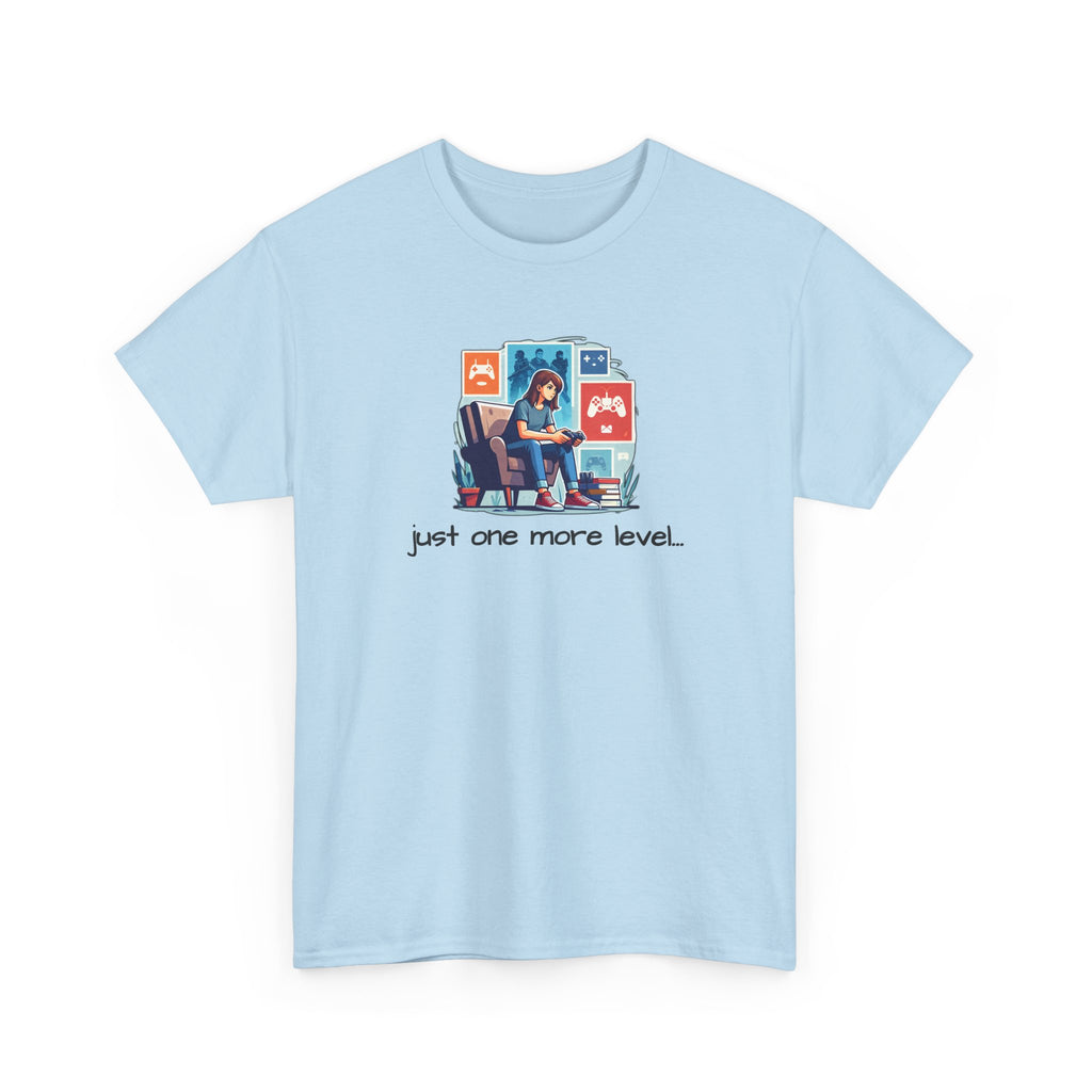 Girl Gamer Arcade T‑Shirt — "Just One More Level" Retro Video Game Tee