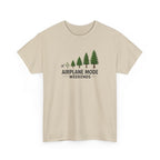 Airplane Mode Weekends T-Shirt — Outdoor Camping Forest Tee