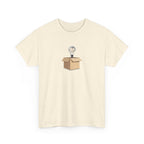 T-Shirt — Lightbulb Idea Think Outside The Box Graphic Tee